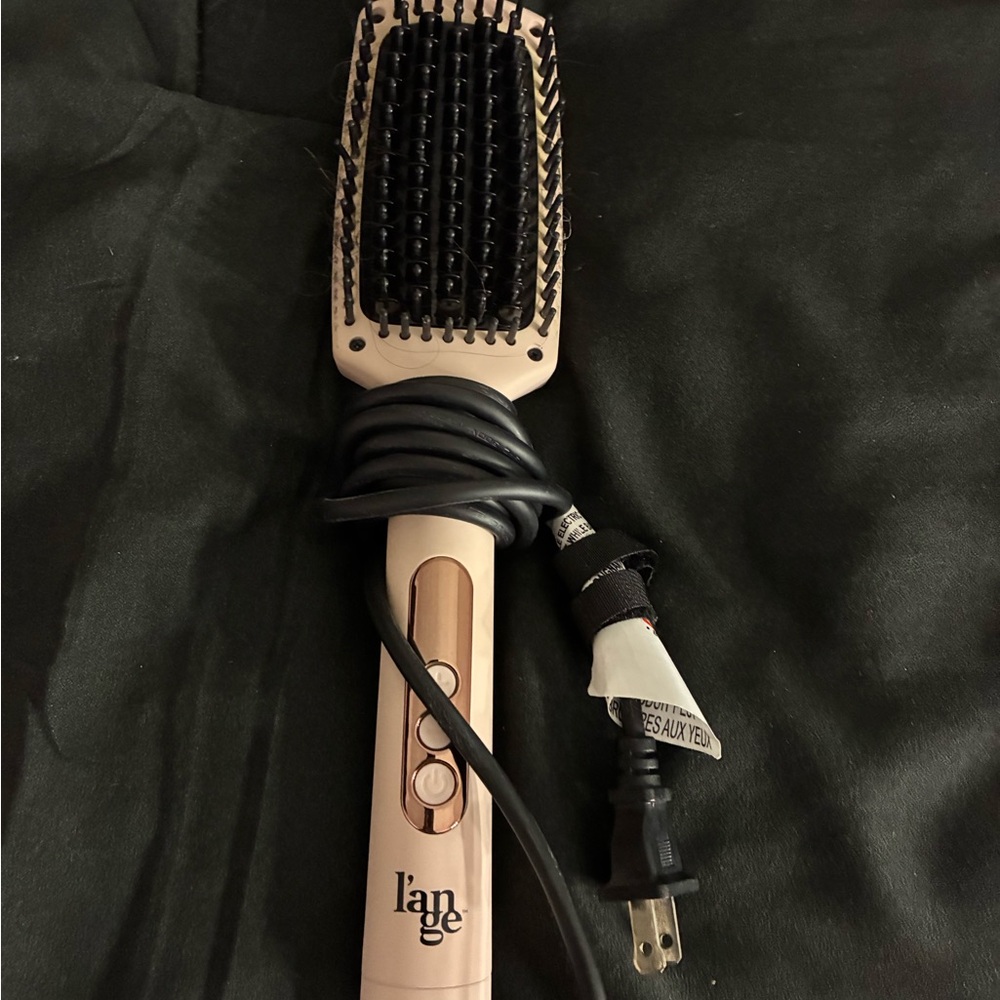 Lange Hair Straightening Brush - Black and Gold